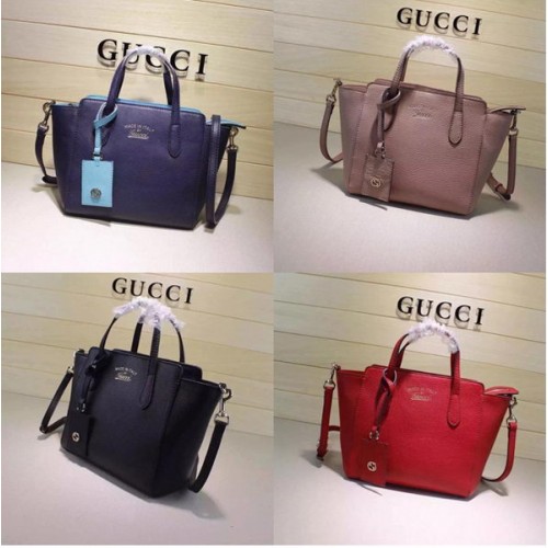 Gucci Swing mini Leather Top Handle Bags 368827