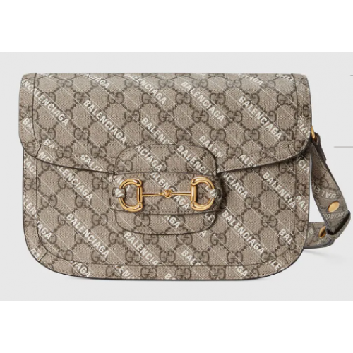 Gucci The Hacker Project small Gucci Horsebit 1955 bag 602204 Beige