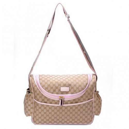 Gucci Womens Lifestyle Diaper Bags 123326 Pink