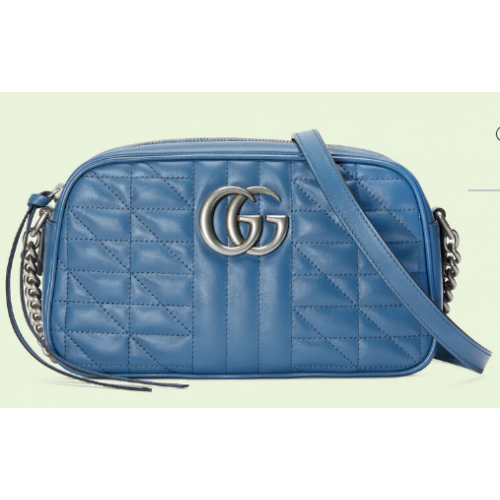 Gucci matelasse shoulder bag 447632 blue