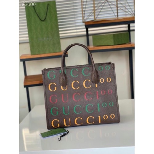Gucci medium tote bag 680956 brown