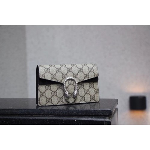 Gucci Dionysus GG Supreme Super mini Bag 476432 Black
