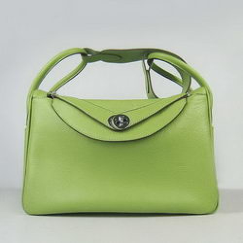 Hermes Lindy 34CM Shoulder Bag Green