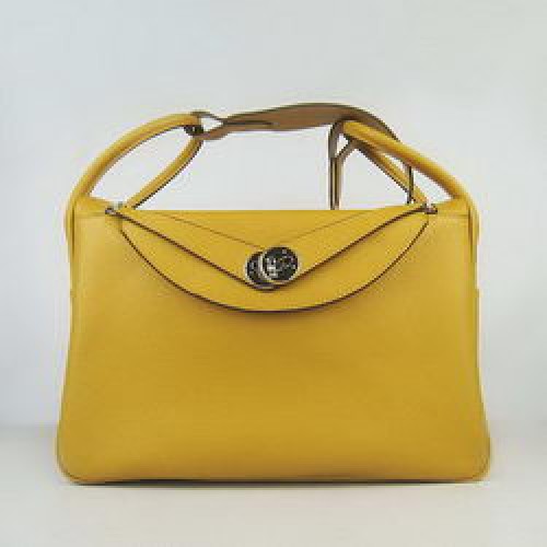 Hermes Lindy 34CM Shoulder Bag Yellow