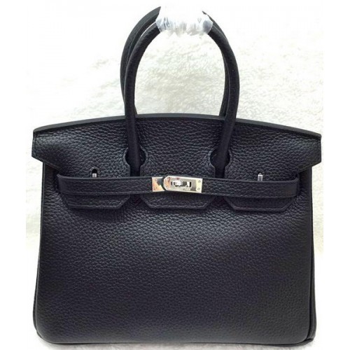 Hermes Birkin 25CM Tote Bag Original Leather H25T Black