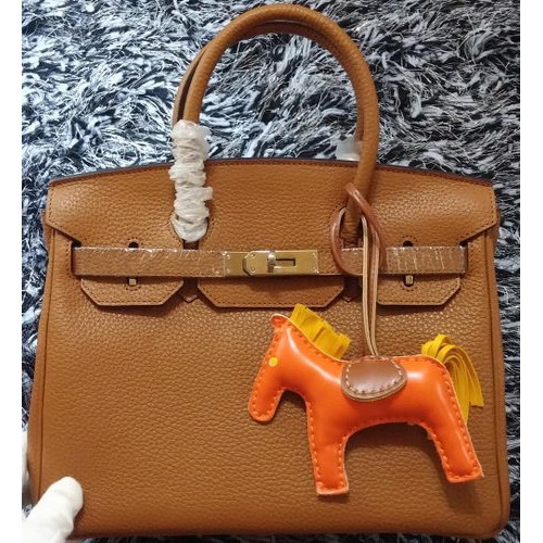 Hermes Birkin 30CM Tote Bags Litchi Leather H30LI Wheat