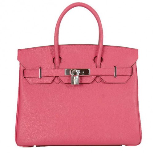Hermes Birkin 30CM Tote Bags Smooth Togo Leather Peach