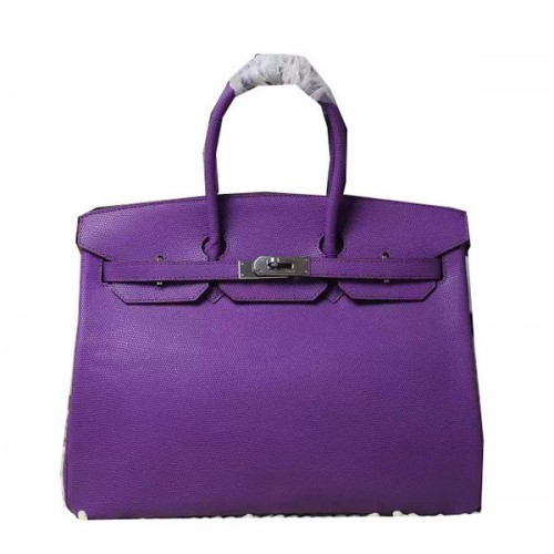 Hermes Birkin 35CM 30CM Tote Bag Lizard Leather H35H30 Violet
