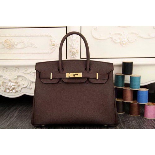 Hermes Birkin 35CM 30CM Tote Bag Original Leather HB35O Brown