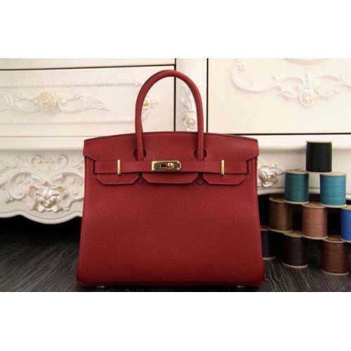 Hermes Birkin 35CM 30CM Tote Bag Original Leather HB35O Burgundy
