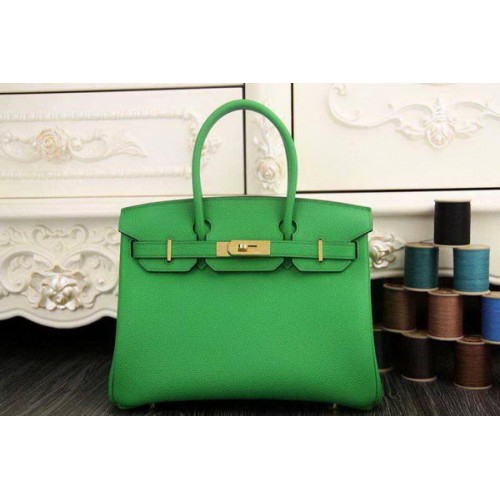 Hermes Birkin 35CM 30CM Tote Bag Original Leather HB35O Green