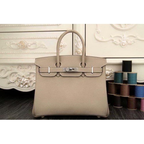 Hermes Birkin 35CM 30CM Tote Bag Original Leather HB35O Grey
