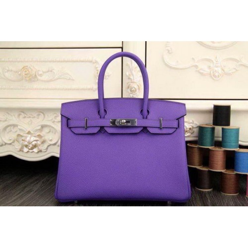Hermes Birkin 35CM 30CM Tote Bag Original Leather HB35O Lavender