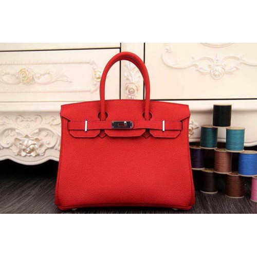 Hermes Birkin 35CM 30CM Tote Bag Original Leather HB35O Red