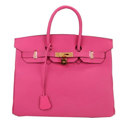 Hermes Birkin 35CM Tote Bag Peach Original Leather H35 Gold