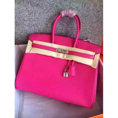 Hermes Birkin Bag Original Togo Leather 17825 Rose