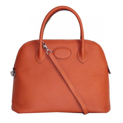 Hermes Bolide 37CM Calfskin Leather Tote Bags H509084 Orange