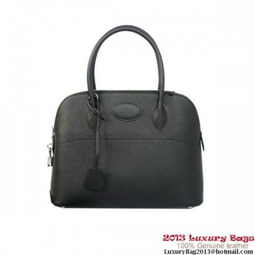 Hermes Bolide Tote Bags Calf Leather Black