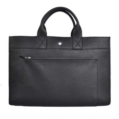 Hermes Briefcase 40CM Clemence Leather Bag Black