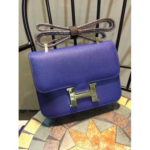 Hermes Constance Bag Calfskin Leather H9978 Blue