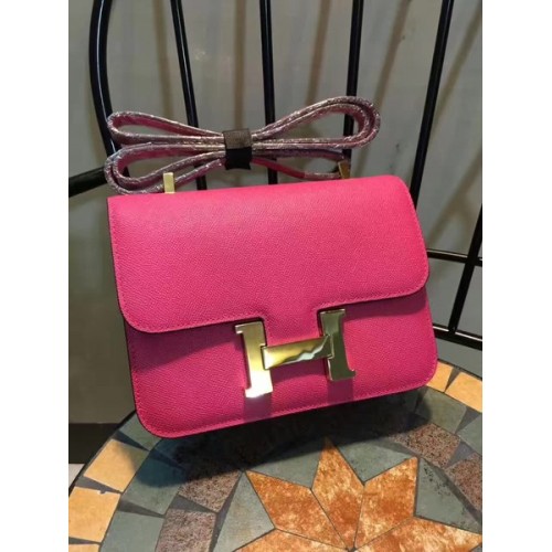 Hermes Constance Bag Calfskin Leather H9978 Rose