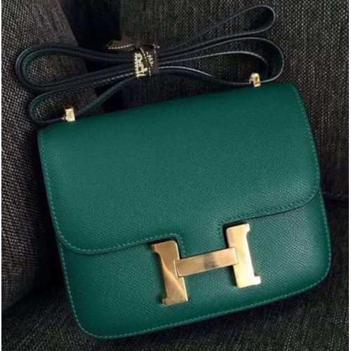 Hermes Constance Bag Calfskin Leather H9999 Green