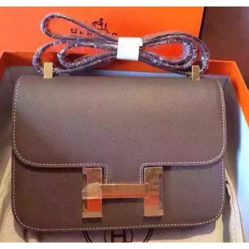 Hermes Constance Bag Calfskin Leather H9999 Grey