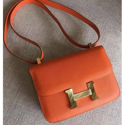 Hermes Constance Bag Calfskin Leather H9999 Orange