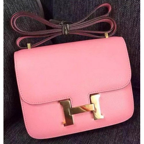 Hermes Constance Bag Calfskin Leather H9999 Pink