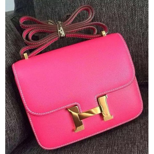 Hermes Constance Bag Calfskin Leather H9999 Rose