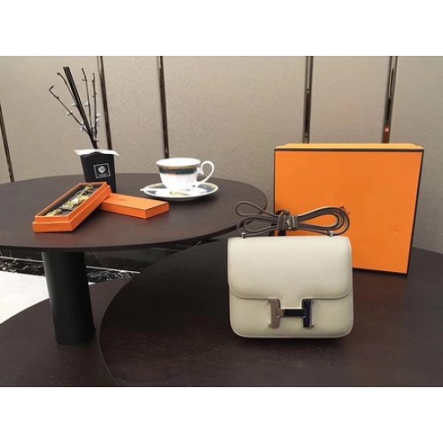 Hermes Constance Bag Original Calfskin Leather H9910 OffWhite