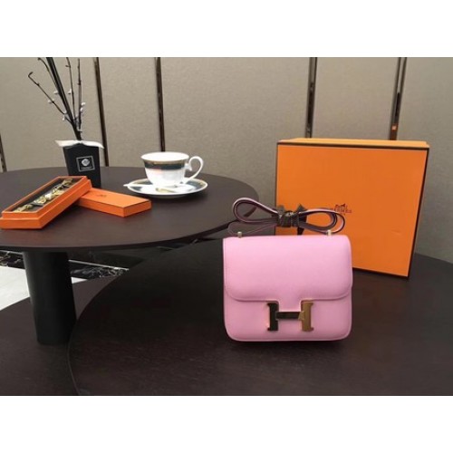 Hermes Constance Bag Original Calfskin Leather H9910 Pink