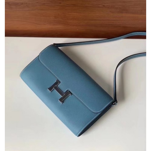 Hermes Constance to go mini Bag H4088 blue