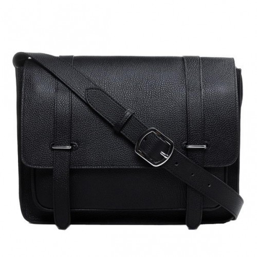 Hermes Etriviere Messenger Bag Togo Leather H1069 Black