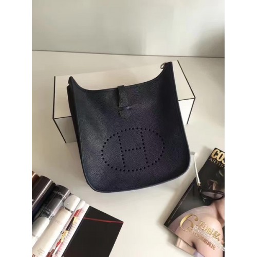 Hermes Evelyne 30cm Messenger Bag E3301 Black