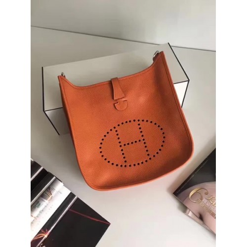 Hermes Evelyne 30cm Messenger Bag E3301 Orange