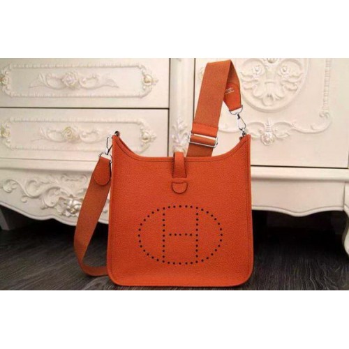 Hermes Evelyne 28cm Messenger Bag Original Leather H1188 Orange