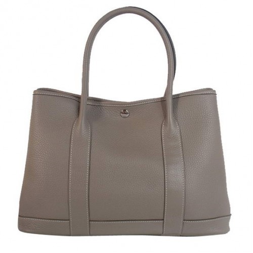 Hermes Garden Party 36CM Bag Clemence Grey