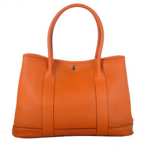 Hermes Garden Party 36CM Bag Clemence Orange