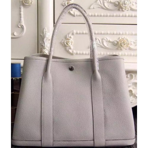 Hermes Garden Party 36cm 30cm Tote Bag Original Leather OffWhite