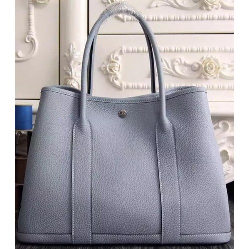 Hermes Garden Party 36cm 30cm Tote Bag Original Leather SkyBlue