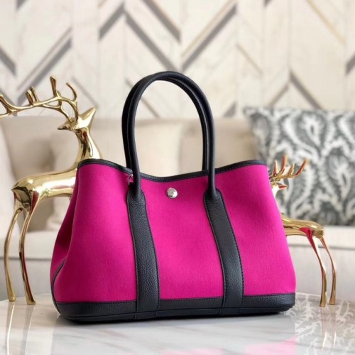 Hermes Garden Party 36cm Tote Bags Original Leather A3698 Rose