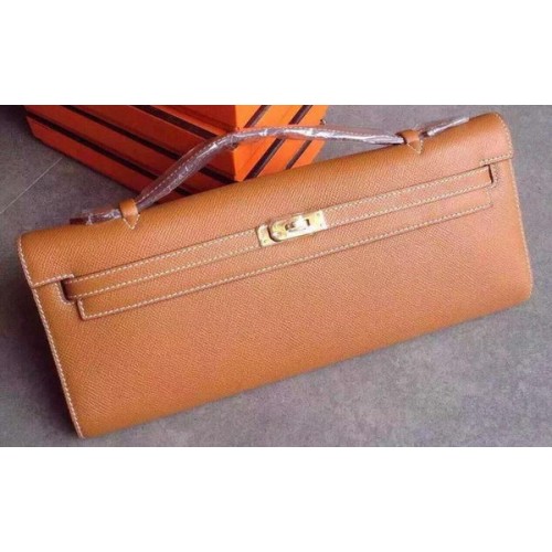 Hermes Kelly 31cm Clutch Epsom Leather KL31 Wheat