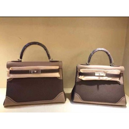 Hermes Kelly 32cm/28cm Tote Bag TOGO Leather KY28 gary