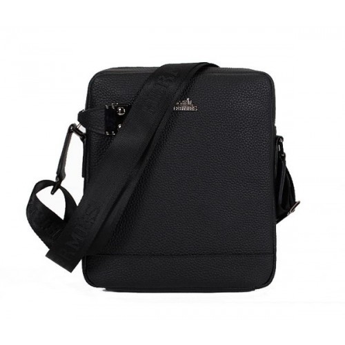 Hermes Original Calf Leather Messenger Bag M33994 Black