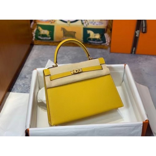 Hermes Original Epsom Leather KEL2578 lemon
