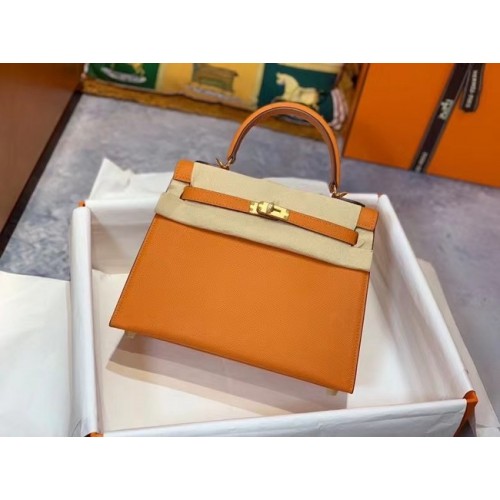 Hermes Original Epsom Leather KEL2578 orange