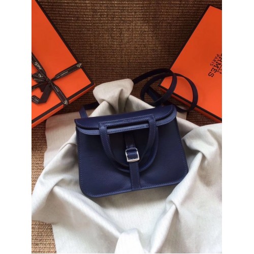 Hermes Original Halzan mini bag H069523 blue