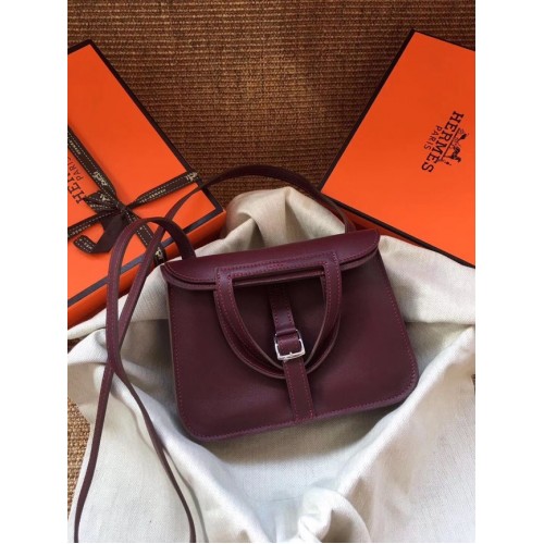 Hermes Original Halzan mini bag H069523 bordeaux