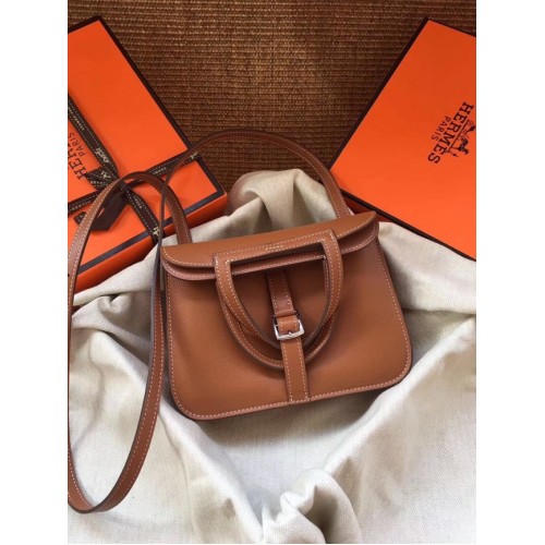 Hermes Original Halzan mini bag H069523 brown